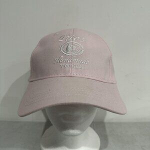 Tito's Handmade Vodka Hat Cap Strap Back Pink‎ Austin Texas Advertising Mens